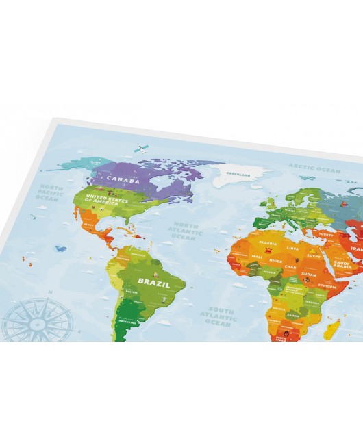 Интерактивная карта мира - достопримечательности
